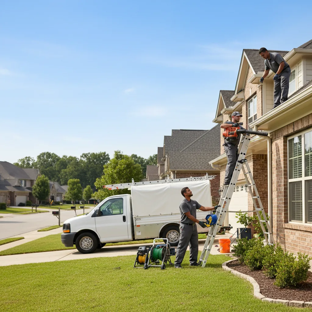 Home Gutter Service in Thompsons, TX near me